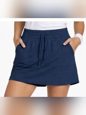 ADIDAS Go-To Commuter Primegreen Elastic Waist Drawstring Athletic Golf Skort